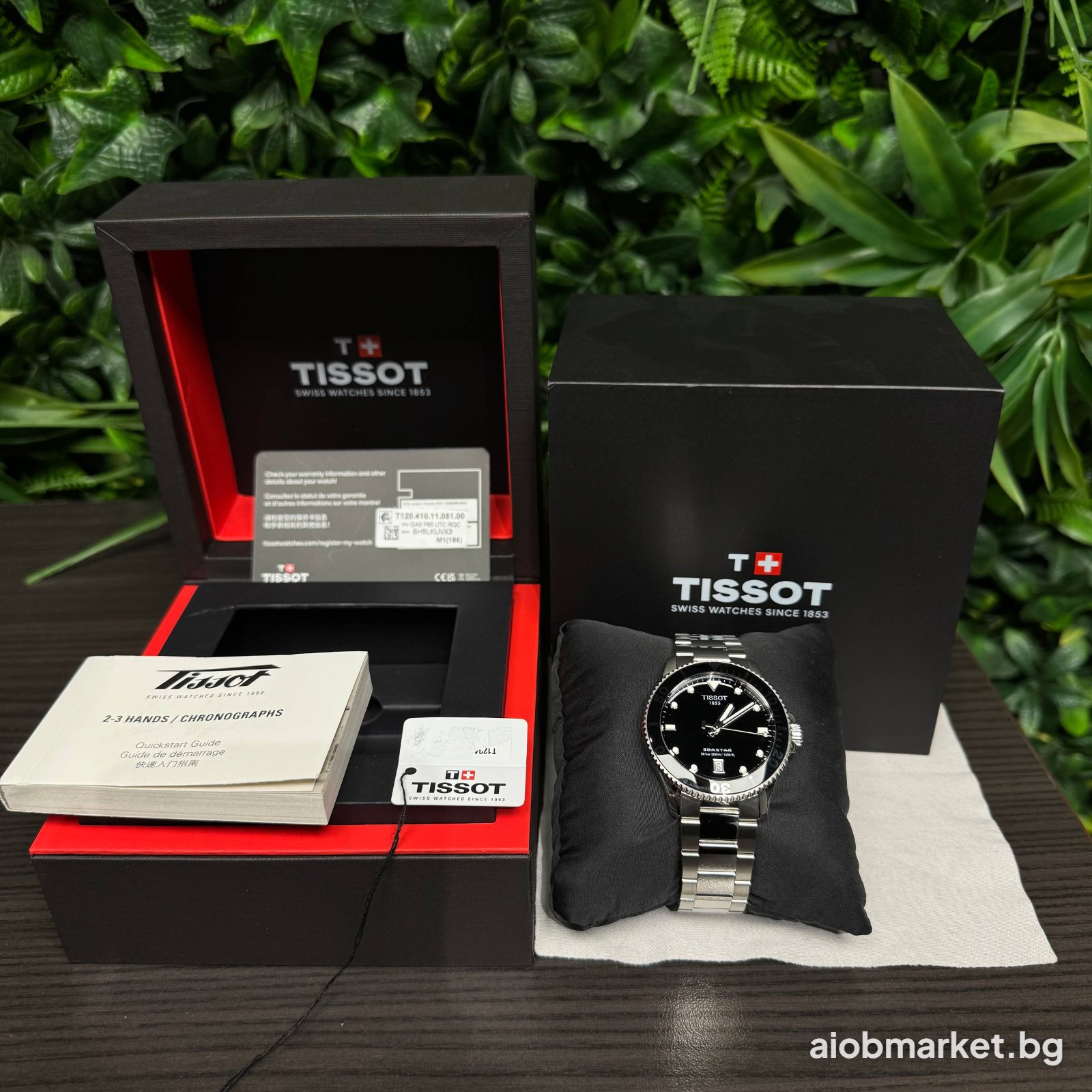 Чисто Нов Часовник Tissot Seastar T120.410.11.051.00